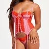 Seven 'til Midnight Two Tone Elegance Bustier Set