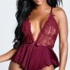 Yandy Highs And Lows Lace Romper