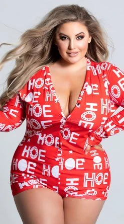 Yandy Plus Size Sleigh My Name Romper -LEG AVENUE Shop YR E7199Q HOE 3 PS11032020