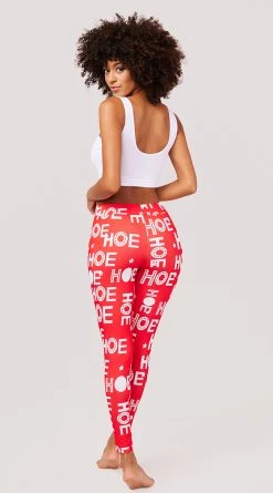 Yandy Merry Ho Round Pant Set -LEG AVENUE Shop YR E7201 WHITE TOP PANT SET HOLIDAY TEXT RED 2112